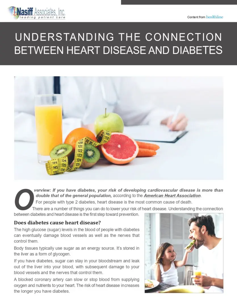 Connection between heart disease and diabetes
