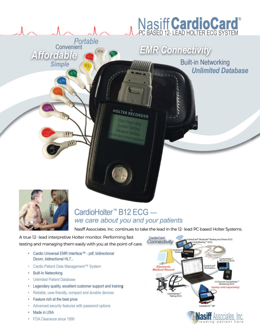 CardioHolter™ 12 Lead ECG Monitoring System