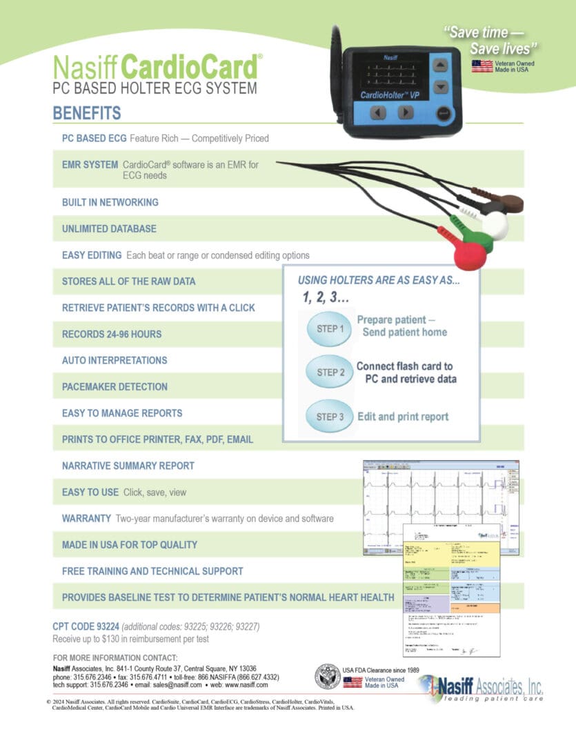 CardioHolter™ Monitoring Benefits